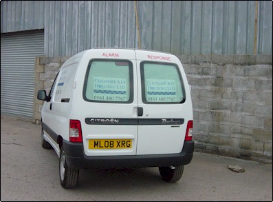 Cheshire Keyholding Ltd Mobile Transport.